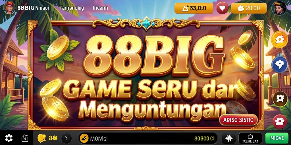 Screenshot gameplay 88BIG menunjukkan keseruan bermain Slot.