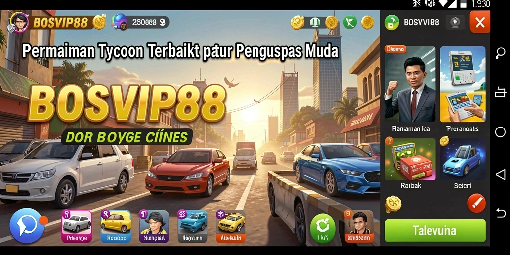 Tampilan gameplay seru dan strategis di BOSVIP88.