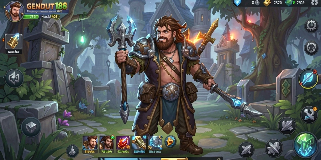 Tampilan seru dari gameplay ARPG GENDUT188 yang penuh aksi.