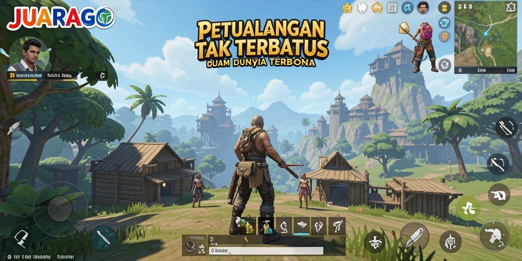 Screenshot JUARAGO menampilkan gameplay menarik di dunia terbuka.