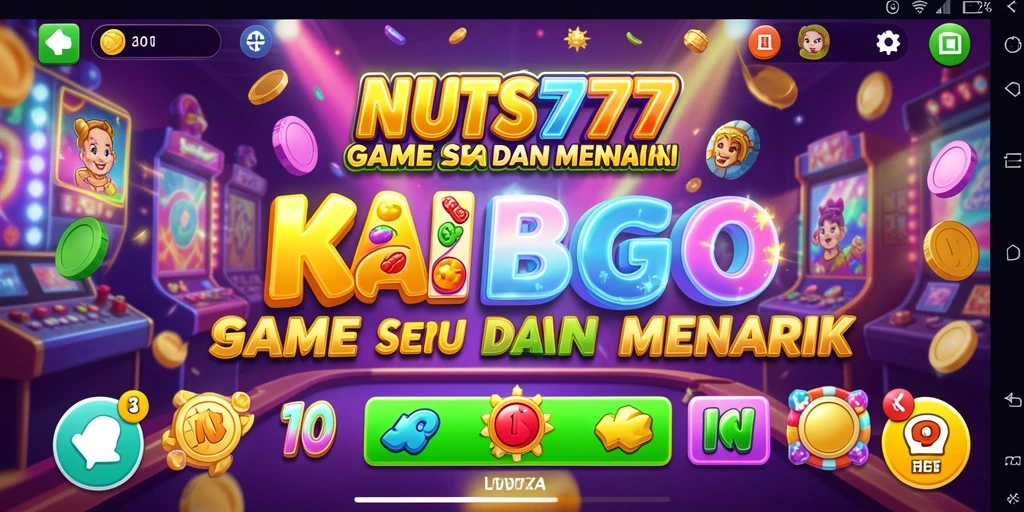 Tampilan gameplay NUTS777 dengan suasana Bingo yang menarik.